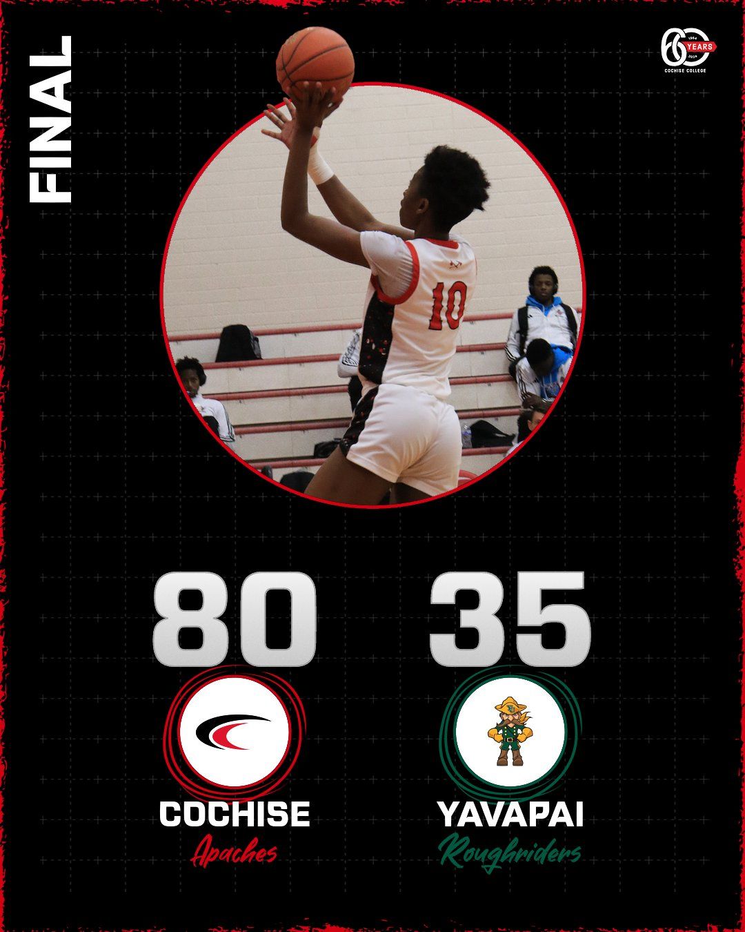 Cochise WBB defeats Yavapai