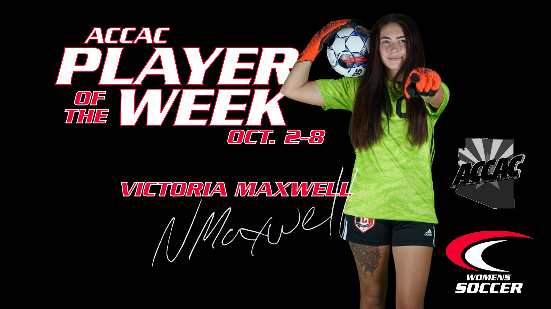 Victoria Maxwell player of the week